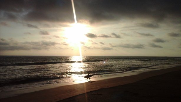 Surfing at San Lorenzo